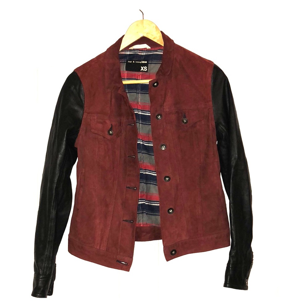 Rag & Bone Suede and Learher Jacket XS